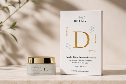 Hydration & Glow Duo
Ceramide ReviCell Cream & Dendrobium Restorative Mask