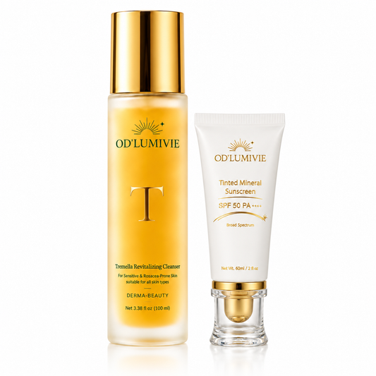 Daily Protection Ritual Duo | Cleanser + Tinted Mineral Sunscreen SPF 50